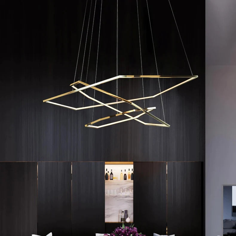 Burhan - Built in LED contemporary suspended light