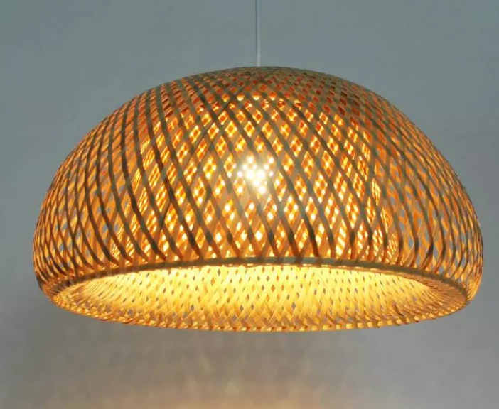 Amalia - E27 LED bulb Japanese rattern round suspended light – CASAVITA