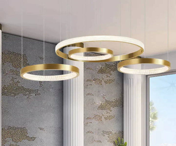 Allison - Built in LED luxury round suspended light