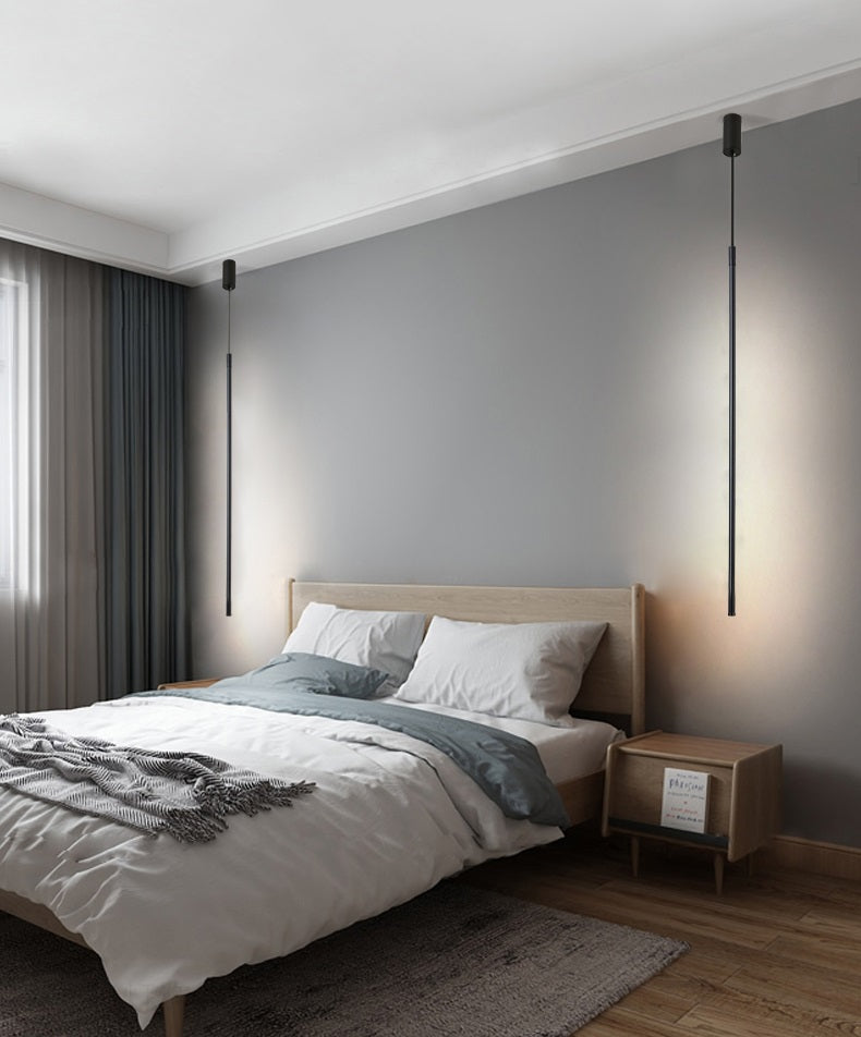 Faizah - Built in LED contemporary linear suspended light