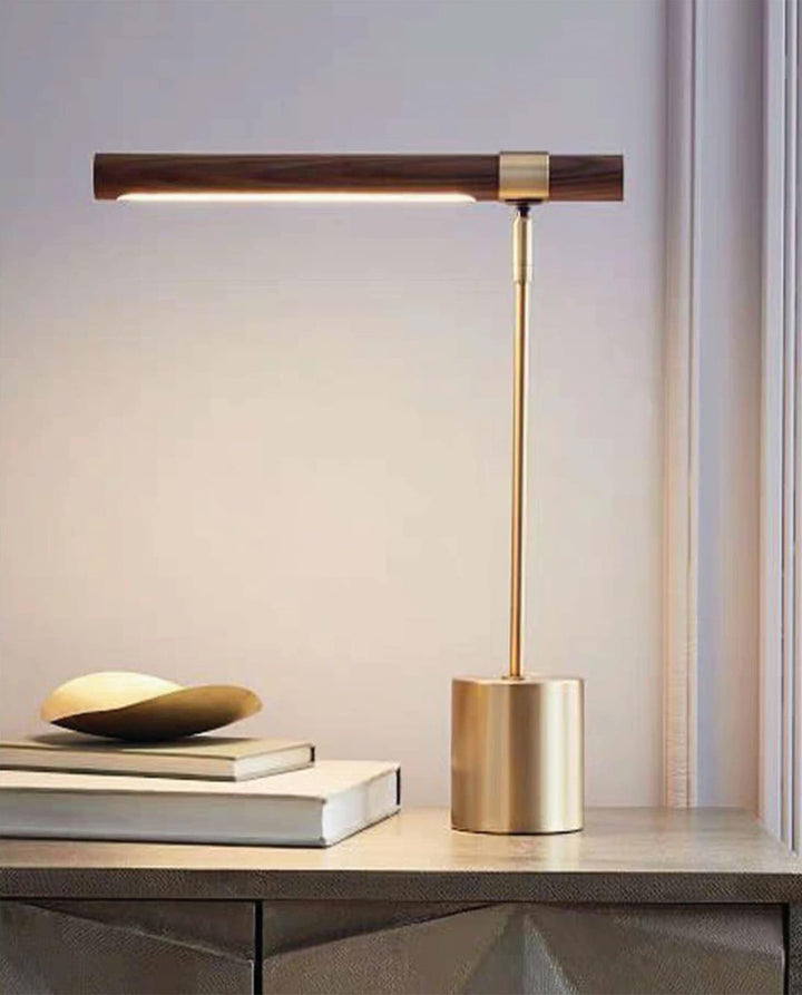 Table Embedded Light Chester - Built in LED contemporary wooden table light – CASAVITA