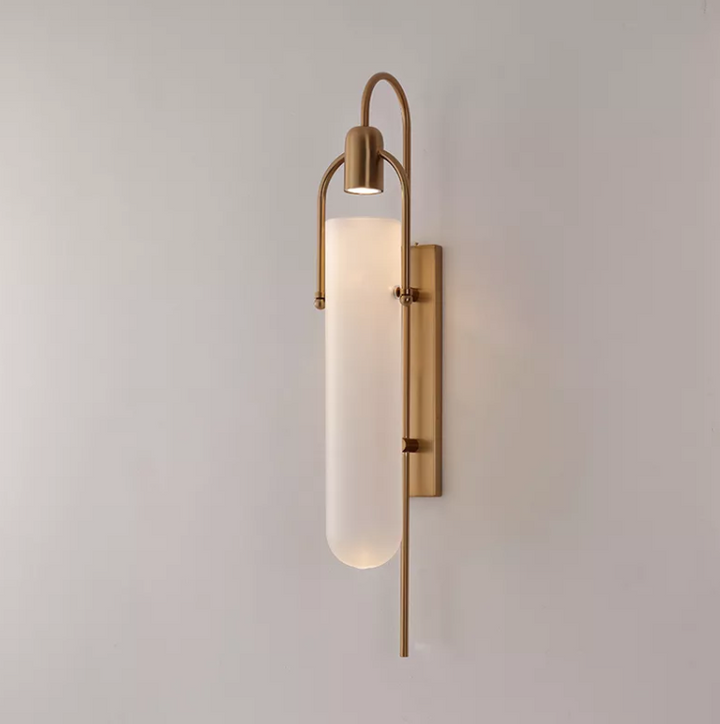 Marcus - Built in LED contemporary glass wall light