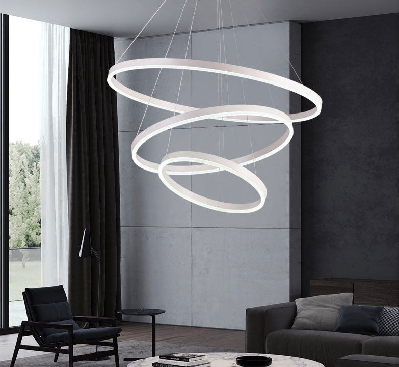 Aqeel - Built in LED modern round suspended light