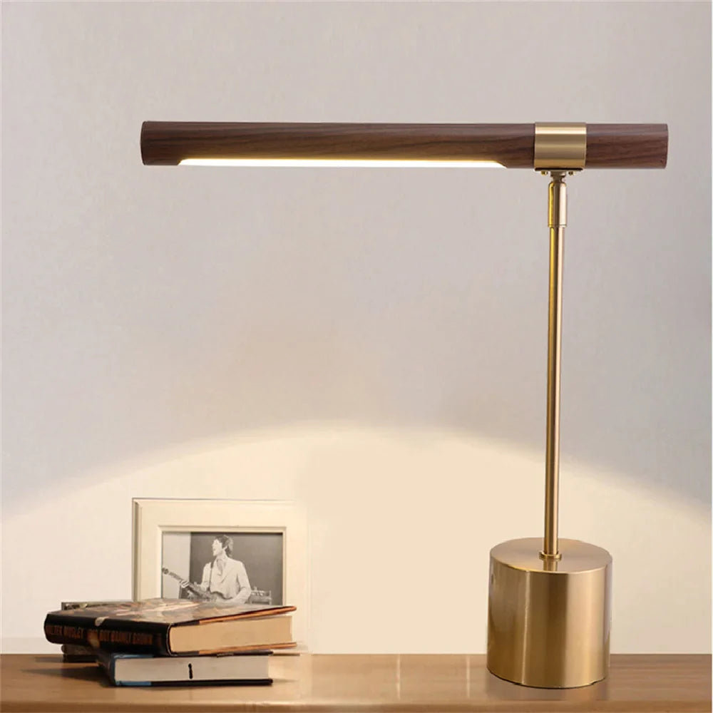 Table Embedded Light Chester - Built in LED contemporary wooden table light – CASAVITA