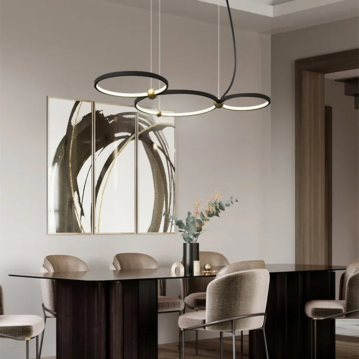 Cristiano - Built in LED contemporary round suspended light