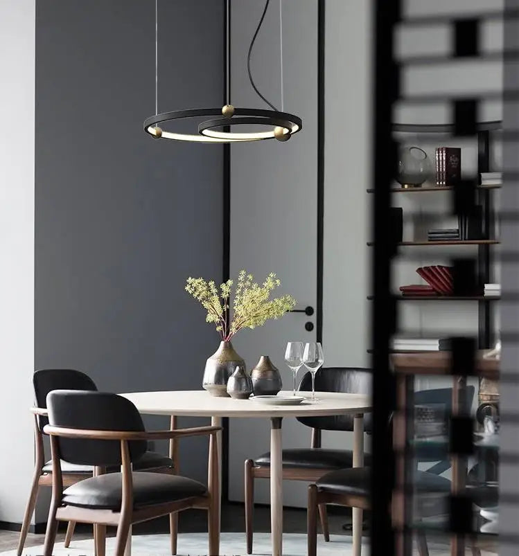 Cristiano - Built in LED contemporary round suspended light