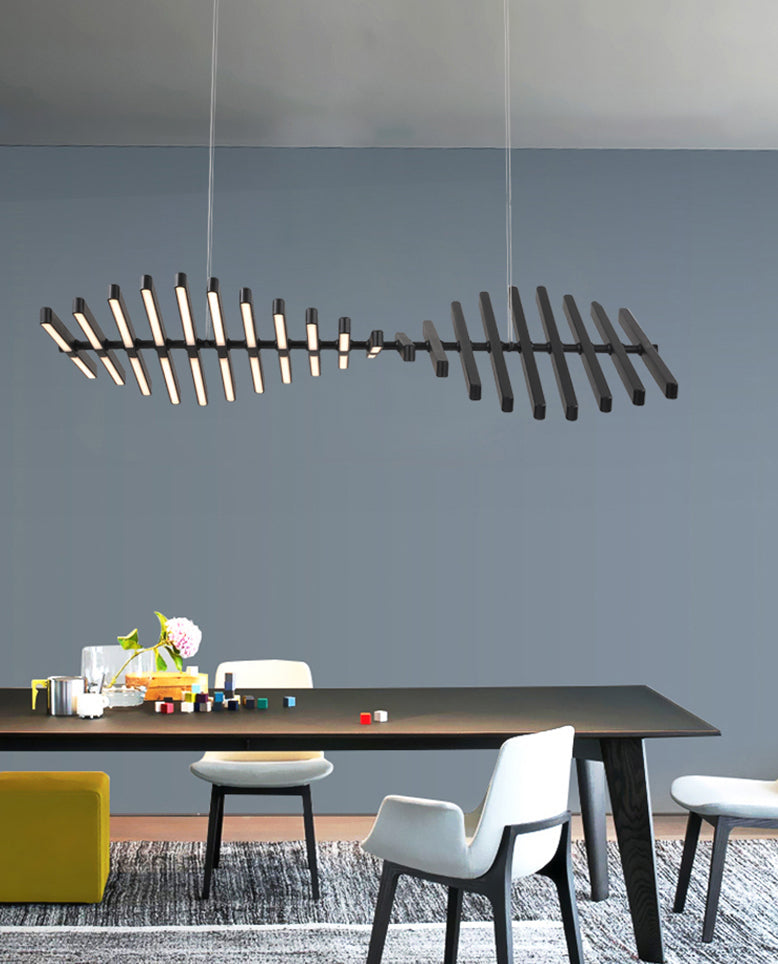 Cas - Built in LED contemporary suspended light