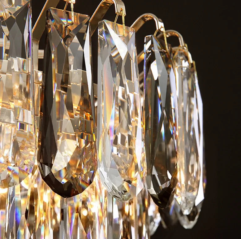 Wai - E14 LED bulb luxury crystal suspended light