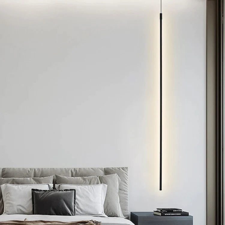 Faizah - Built in LED contemporary linear suspended light