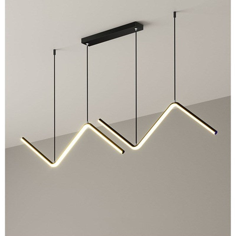 Mcpherson - Built in LED contemporary linear suspended light