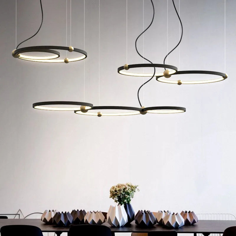 Cristiano - Built in LED contemporary round suspended light