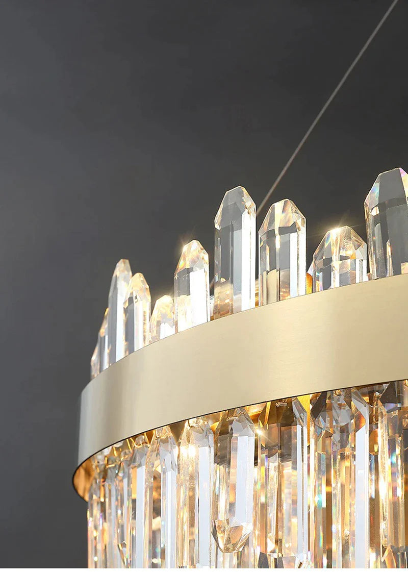 Will- Built-in LED luxury crystal suspended light