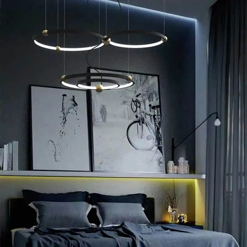 Cristiano - Built in LED contemporary round suspended light