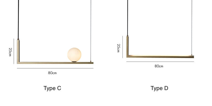 Haas - Built in LED & G9 LED bulb & modern suspended light