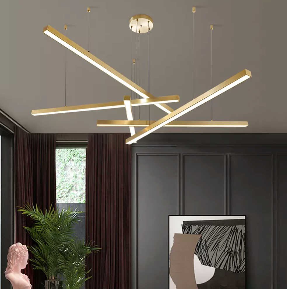 Conrad - Built in LED modern linear suspended light