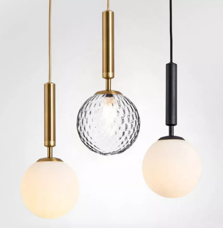 Blankenship - E14 LED bulb contemporary round suspended light