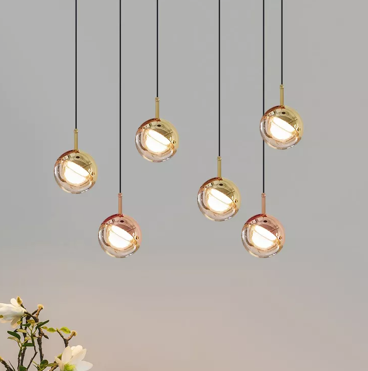 Compton - Built in LED contemporary round suspended light